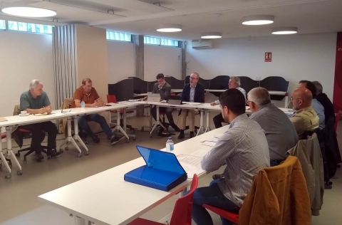 Instante da reuni&oacute;n do Padroado da Fundaci&oacute;n Arume, este ma&ntilde;&aacute; en Santiago.